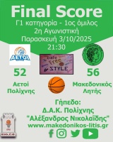 🏀 Μεγάλη εκτός έδρας νίκη για την ομάδα μας