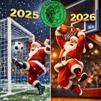 ⚽️ Καλά Χριστούγεννα 🎅 🎄 Ευτυχισμένο το 2026 🏀